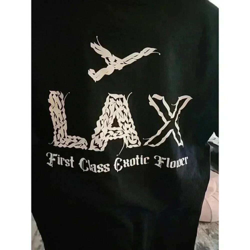 LAX T-Shirt First Class Exotic Flower Crown In LA SZ Small CR6 NWT Excellent